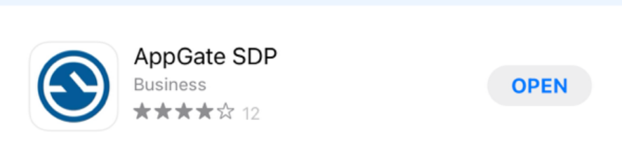 Upgrading an Appgate Client to v6.x on an iOS Device from v5.x