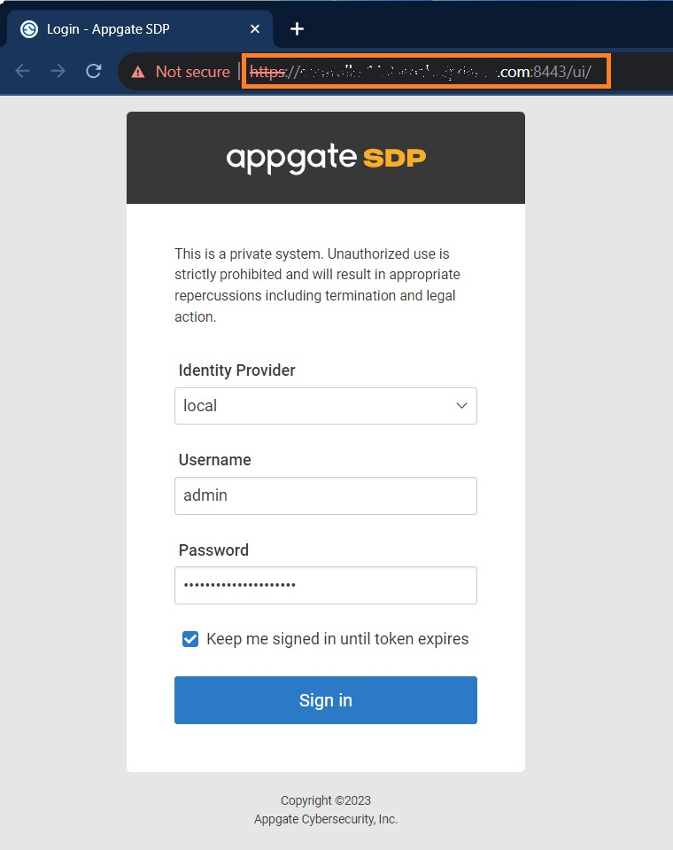 Building the Appgate Infrastructure